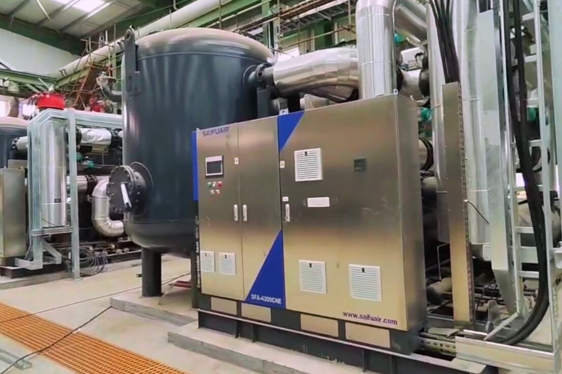 420 cubic compression heat dryer helps the petrochemical industry to save energy
