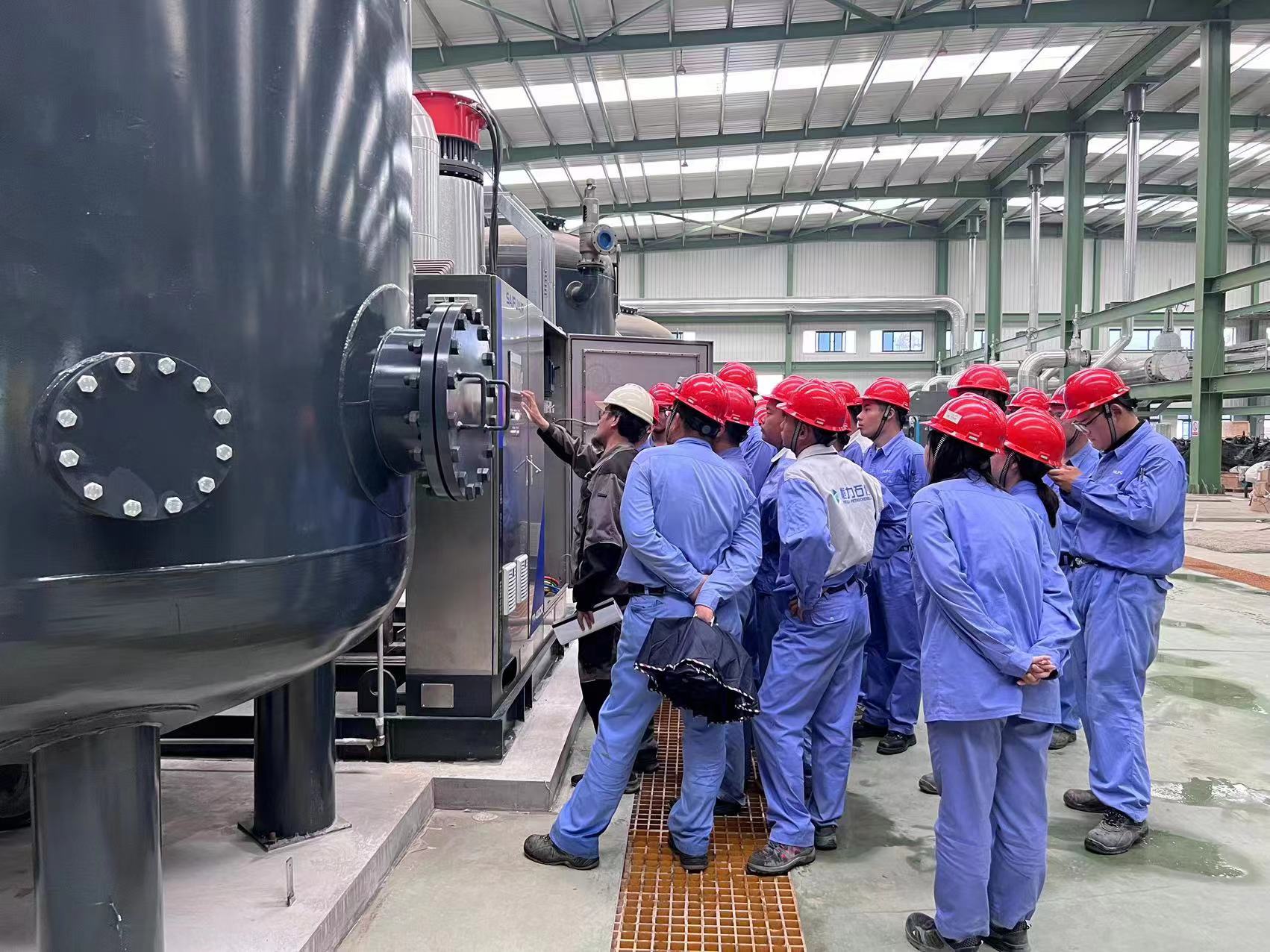 Dalian Hengli Petrochemical 420 cubic compression heat drying machine latest progress