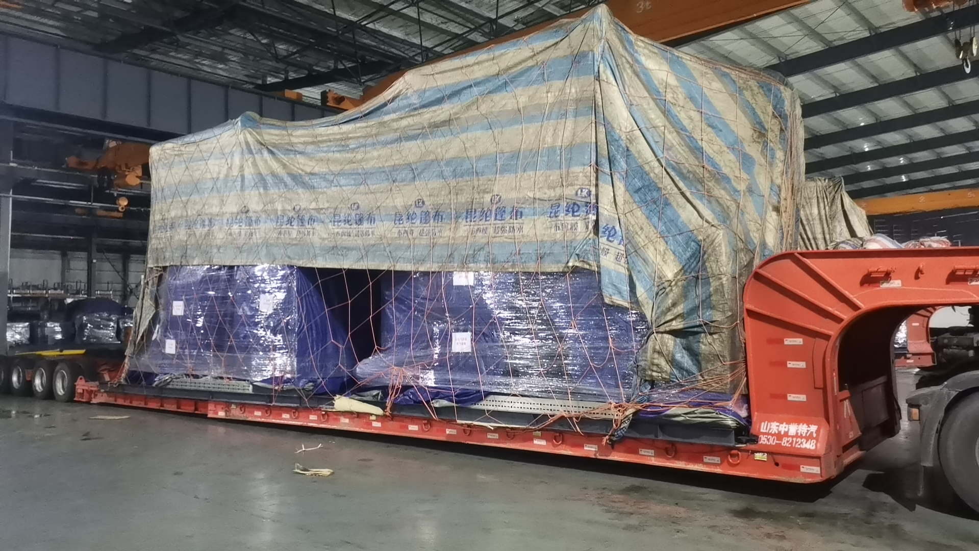 SAIFUAIR dryer was loaded and sent to the project site