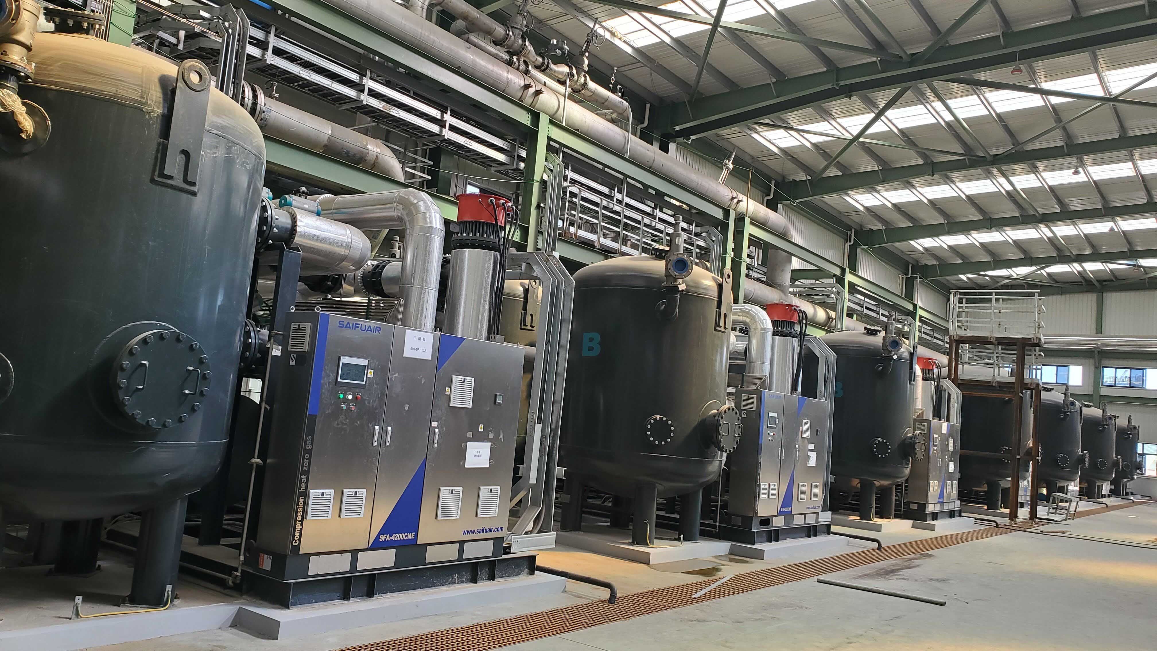 Large compression heat drying machines help the petrochemical industry to save energy and reduce costs