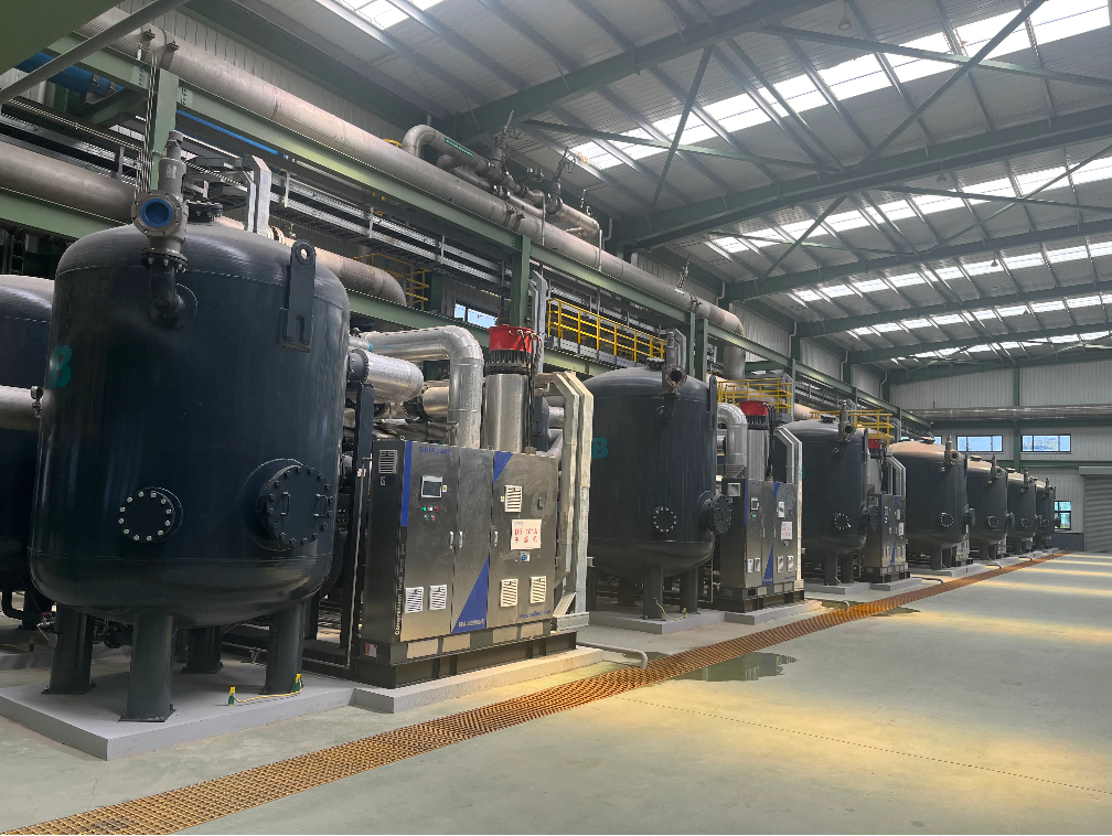 Large petrochemical industrial park compression heat drying machine project